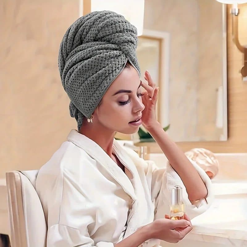 Microfiber Hair Towel Wrap 4
