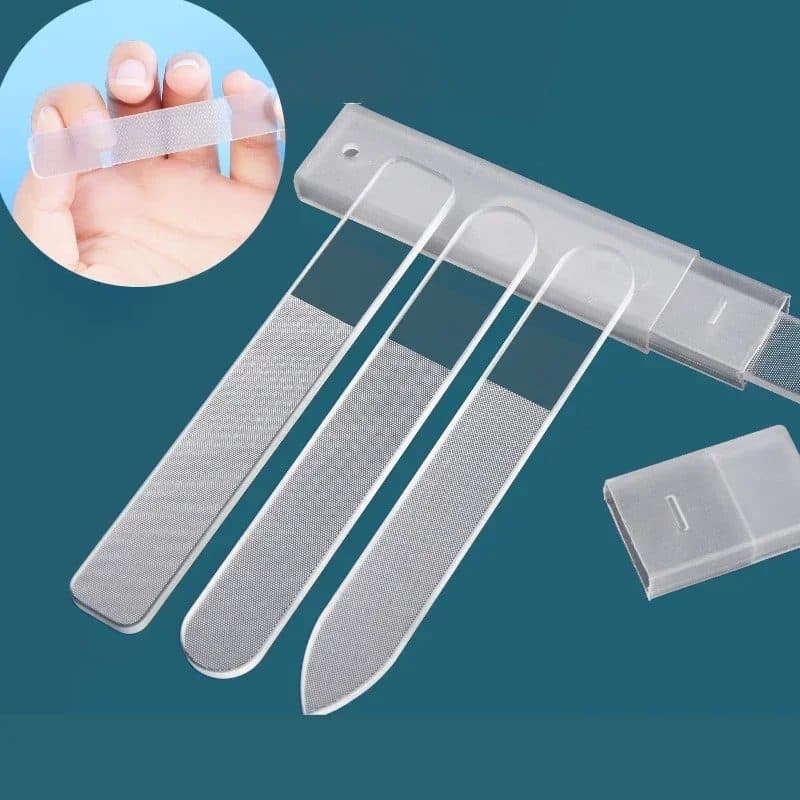 Glass Nail File with Case